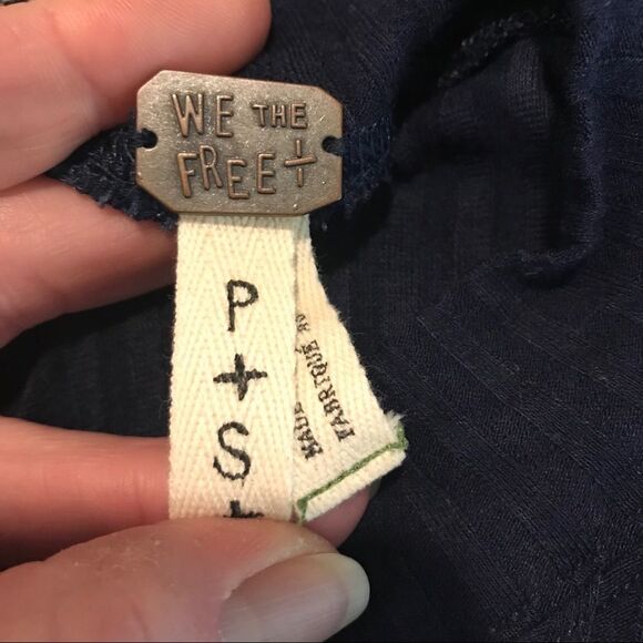 Anthro We the Free Navy Copa Banana Tunic S - Picture 5 of 7